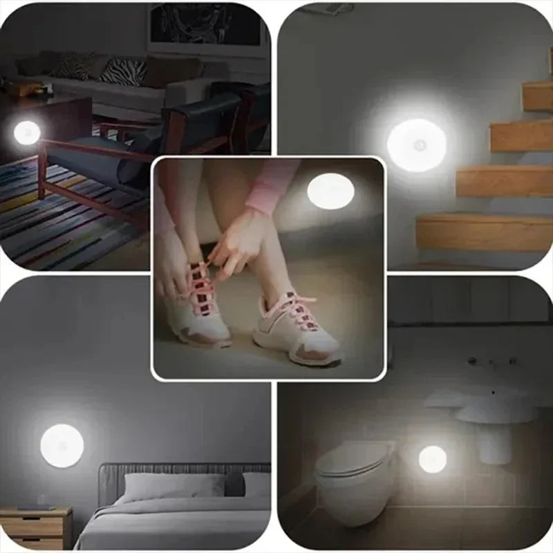 USB Rechargeable Motion Sensor Night Light | Wireless LED Lamp