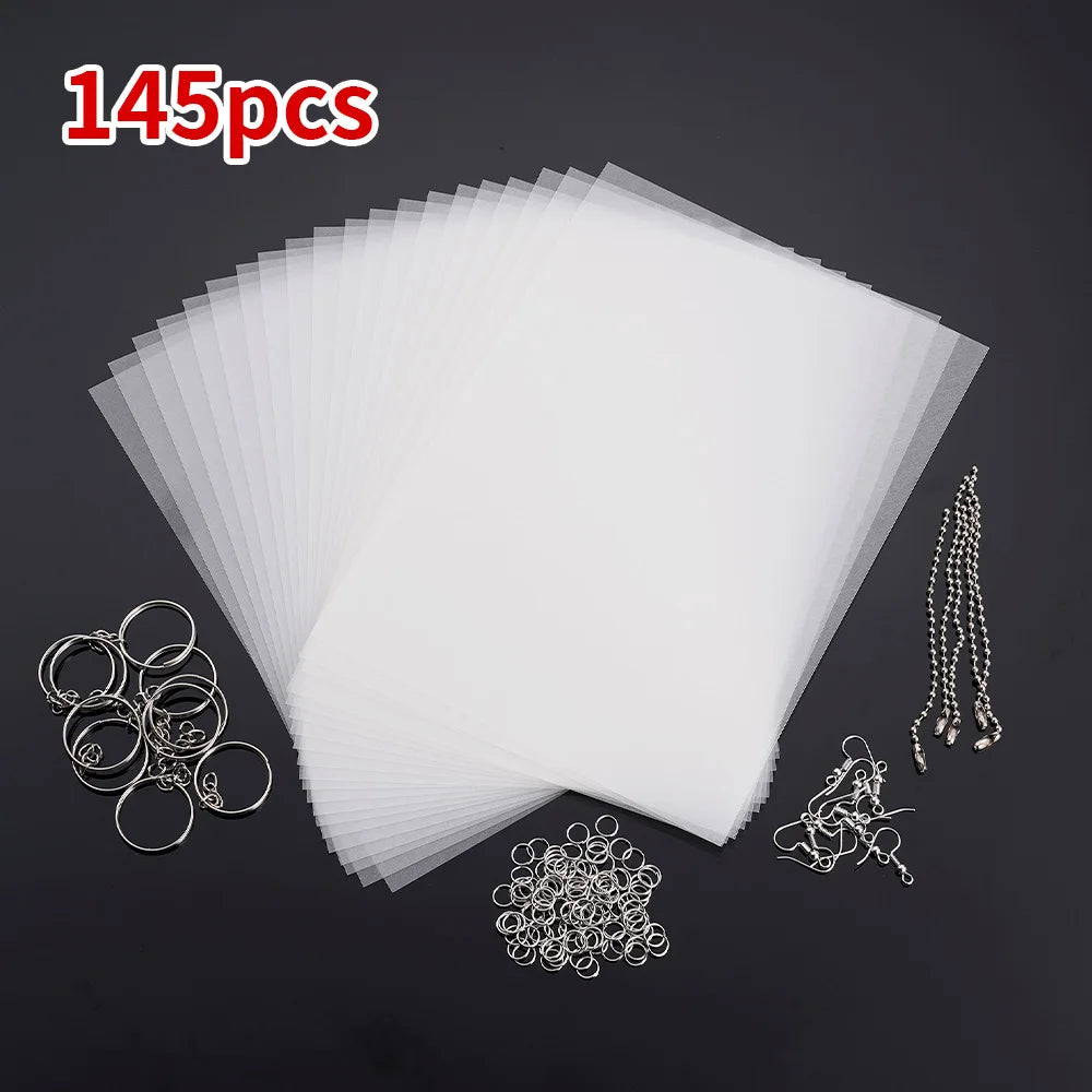 Heat Shrink Plastic Sheets Kit – DIY Keychains & Crafts