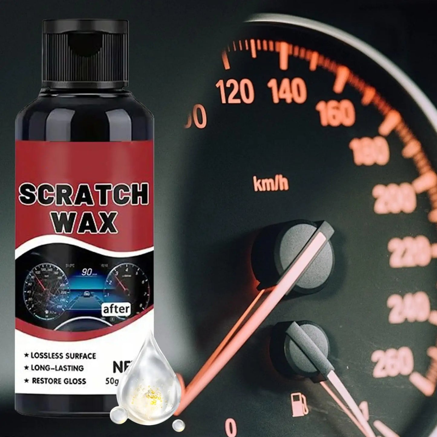 Car Interior Scratch Remover & Polish Wax 50g | Dashboard Care