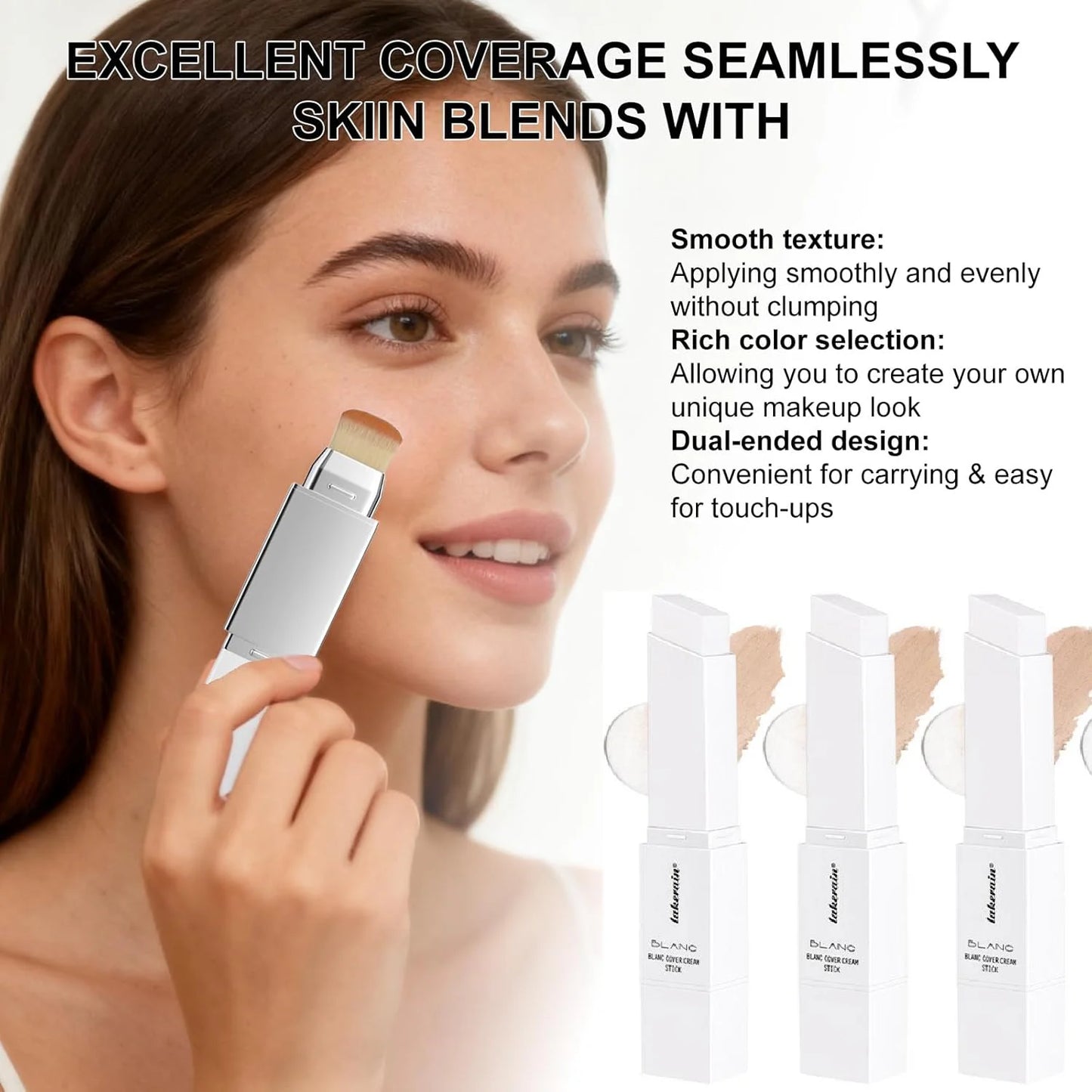 Color-Changing Concealer Foundation Stick | 5 Shades