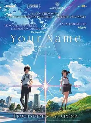 Your Name Anime Canvas Print | Japanese Wall Art Poster