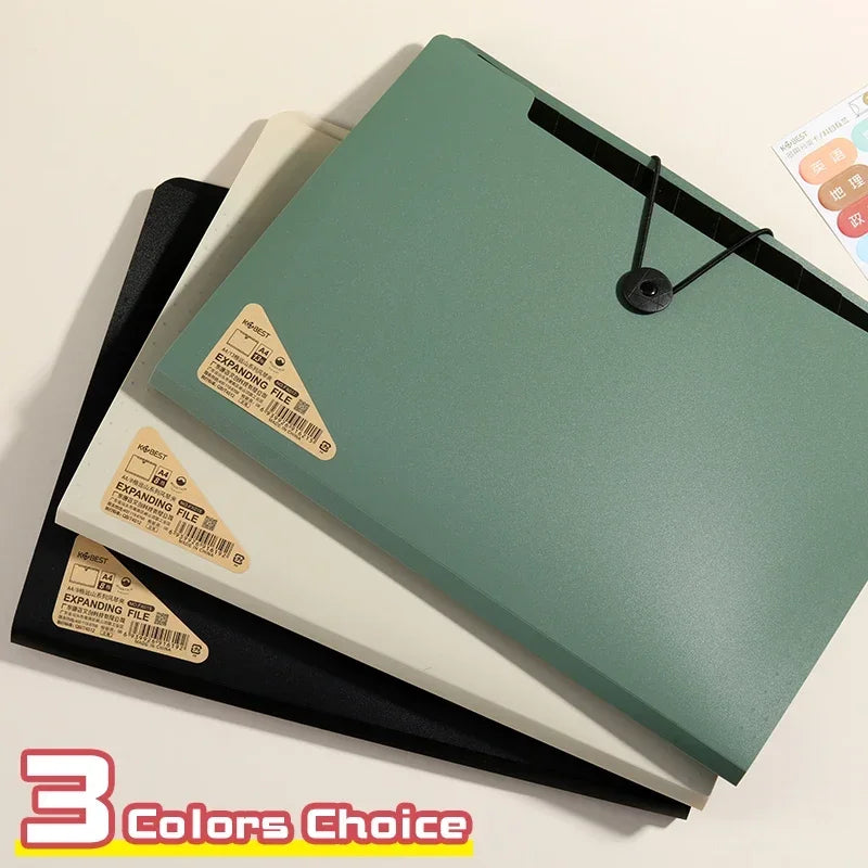 5-Layer A4 File Folder Storage Bag | Desk Organizer