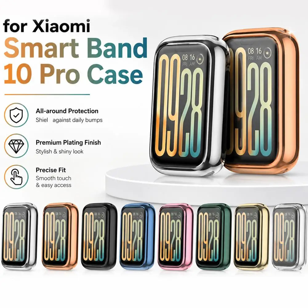 Xiaomi Smart Band 10 Pro TPU Case & Screen Protector Cover