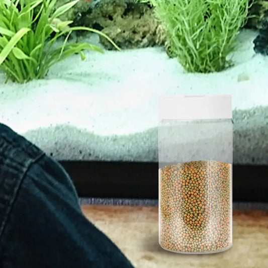 Plastic Fish Feeding Bottle Aquarium Feeder Goldfish Feeder Reusable Tank Feeding Tool Fish Food Storage Container Peaceful Pleasures Health and Wellness Default Title