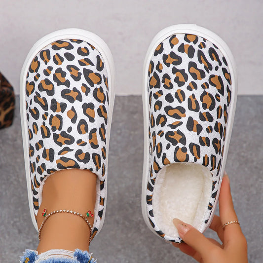 Women's Fluffy Fur Indoor Slippers | Warm Winter House Slides Indoor House Slippers Peaceful Pleasures Health and Wellness B 38-39