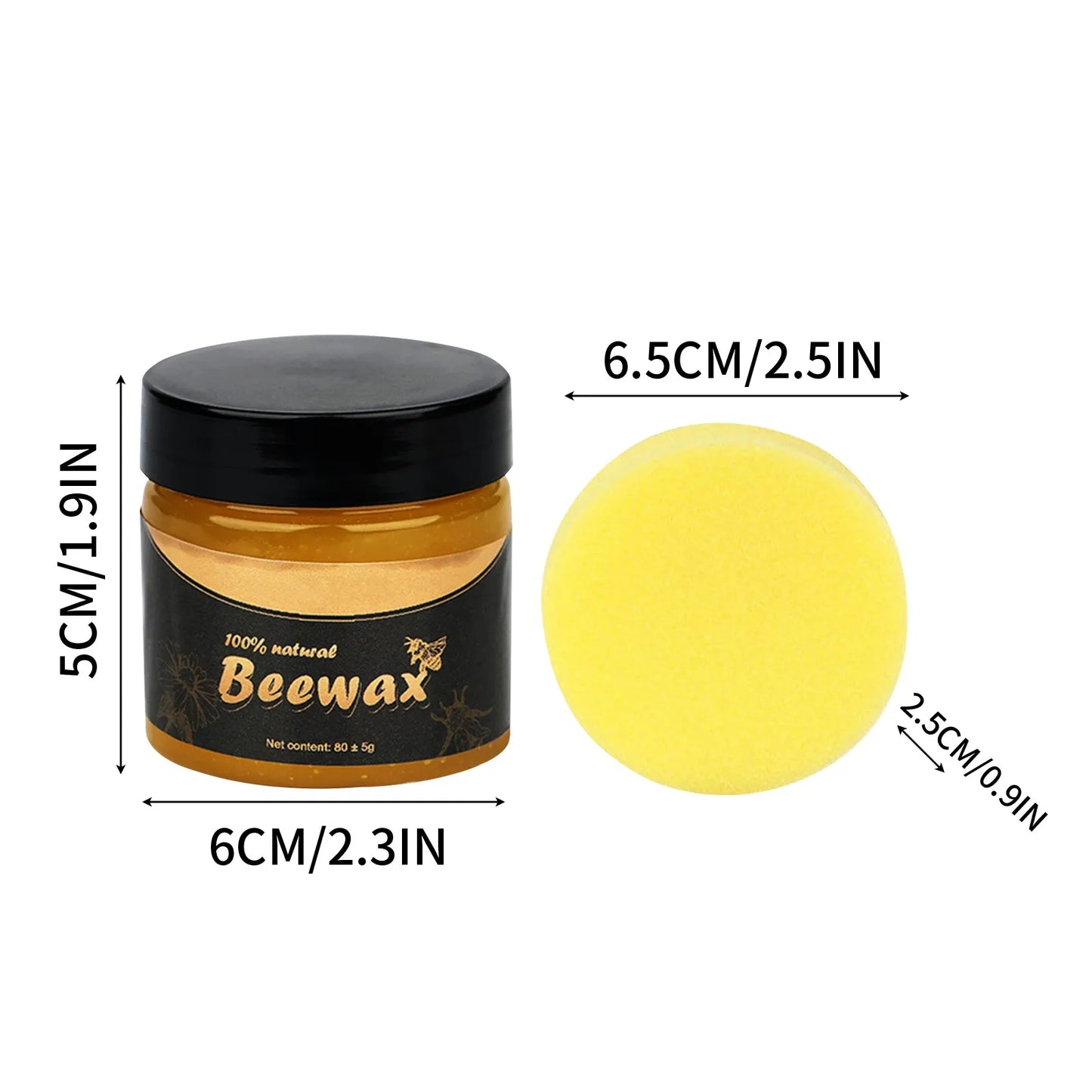 Natural Beeswax Furniture Restorer Polish & Conditioner – 450ml