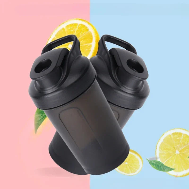 300ml Portable Protein Powder Shaker Bottle Leak Proof Water Bottle for Gym Outdoor Fitness Training Sport Mixing Cup with Scale Peaceful Pleasures Health and Wellness