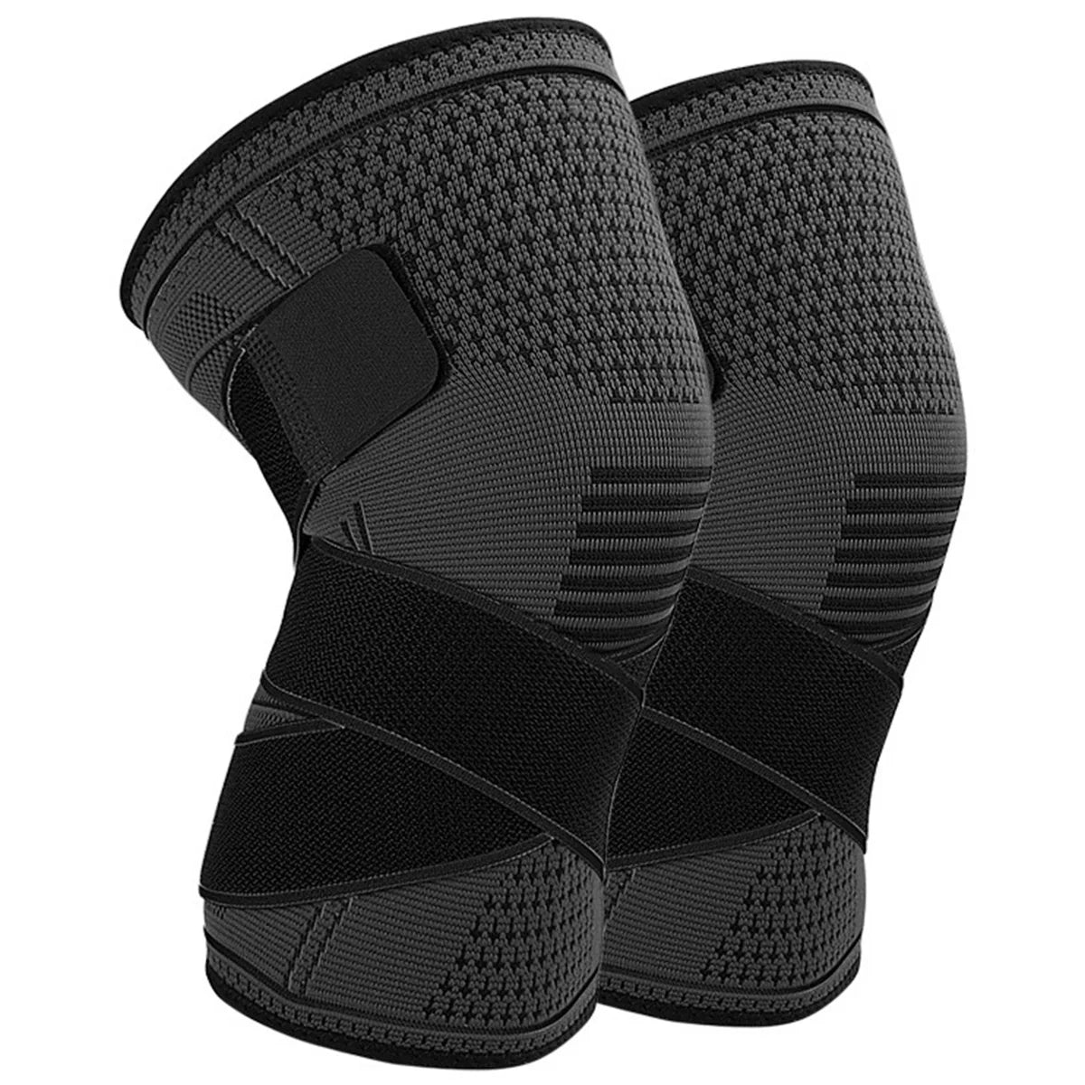 Knee Braces For Knee Pain Knee Support For Sports Workout Weightlifting Basketball Knee Sleeve For Joint Pain Peaceful Pleasures Health and Wellness Black 1 Piece M