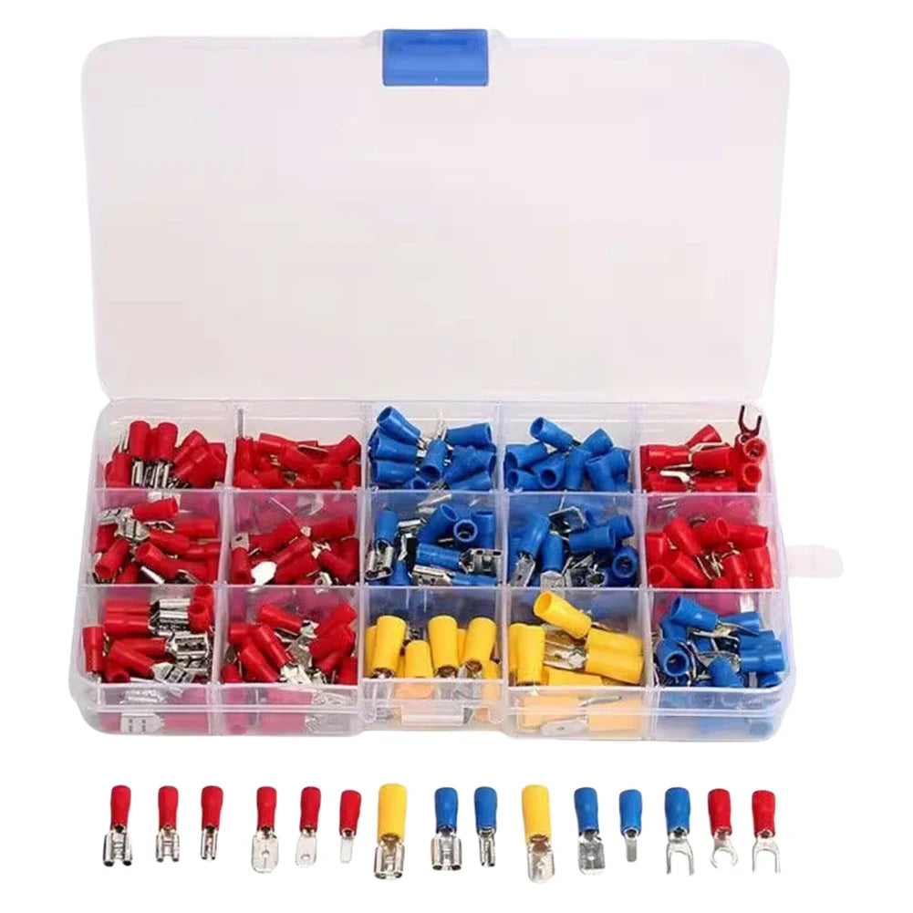 280pcs Insulated Crimp Terminal Connector Kit – 15 Types Electrical Connector Kit Peaceful Pleasures Health and Wellness