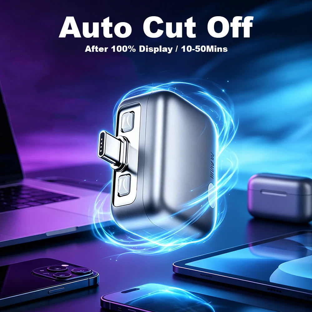 Smart Type-C Auto Cut-Off Charging Adapter | Safe Overnight Smart Charging Adapter Peaceful Pleasures Health and Wellness
