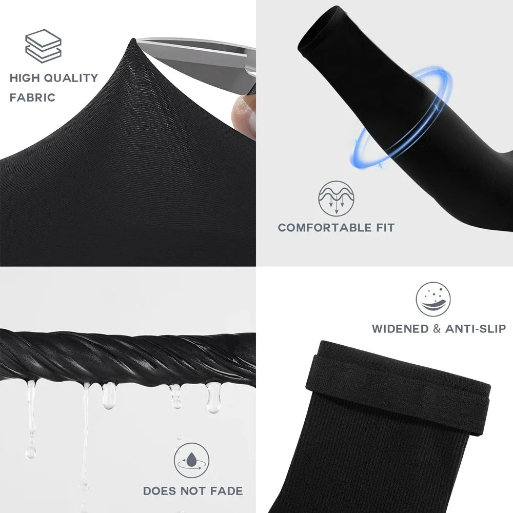 1Pair Lymphedema Compression Arm Sleeve, 20-30 mmHg Full Arm Support, Graduated Compression Arm Brace for Swelling, Arthritis Peaceful Pleasures Health and Wellness