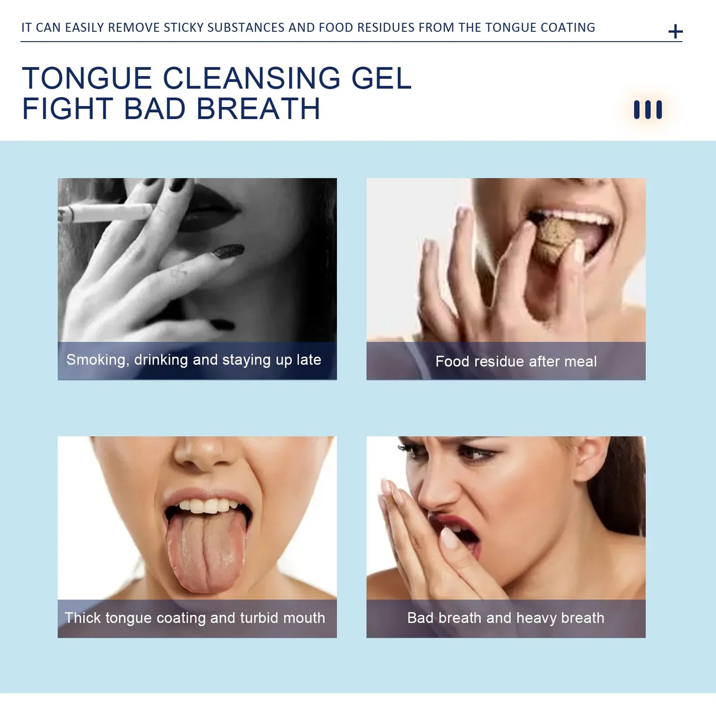 EELHOE Tongue Cleaning Gel & Brush Kit | Fresh Breath Oral Care