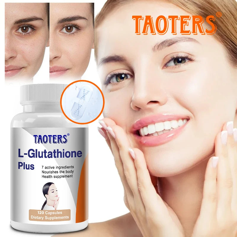 L-Glutathione 100mg Capsules | Skin, Immune & Anti-Aging Support
