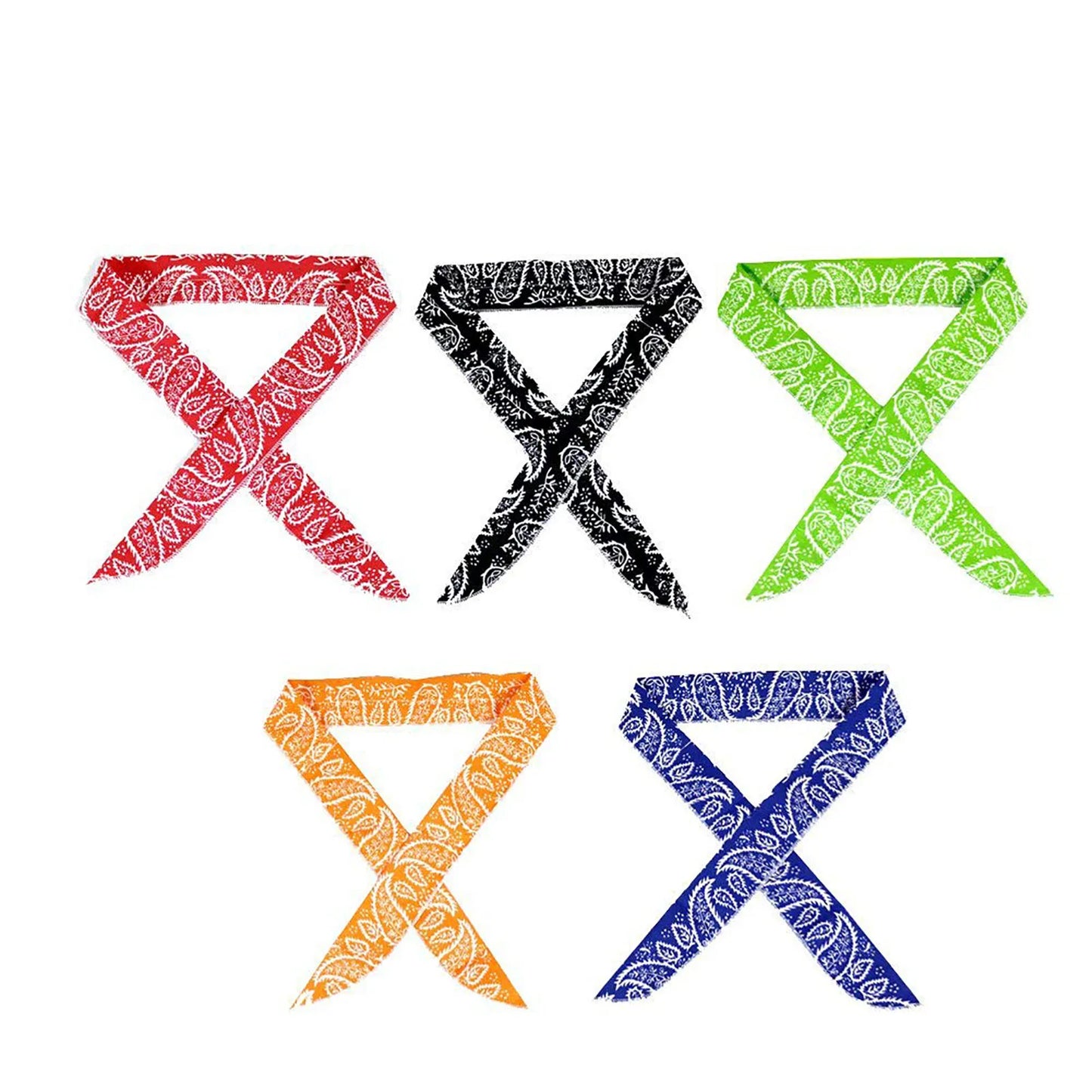 Ice Cooling Neck Scarf & Wristband Set – 5 Pack Peaceful Pleasures Health and Wellness