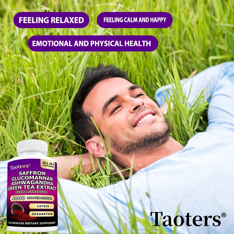 Saffron & Ashwagandha Supplement | Mood, Stress & Clarity