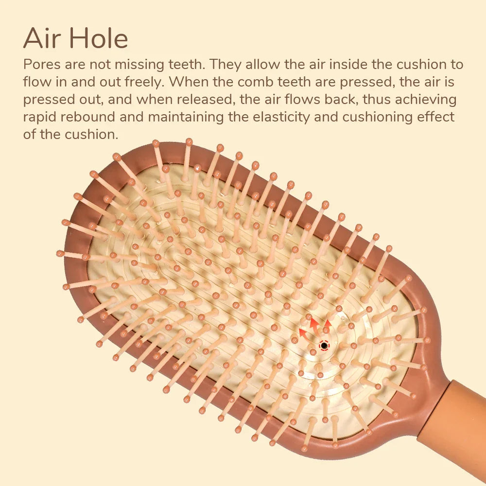 Cartoon Airbag Cushion Comb – Detangling & Anti-Static for Girls