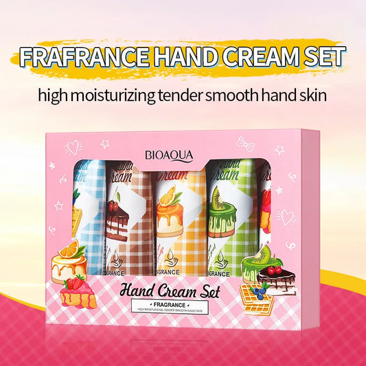 5-Piece Luxury Hand Cream Gift Set – Moisturizing & Fragrant Hand Cream Gift Set Oasis Select