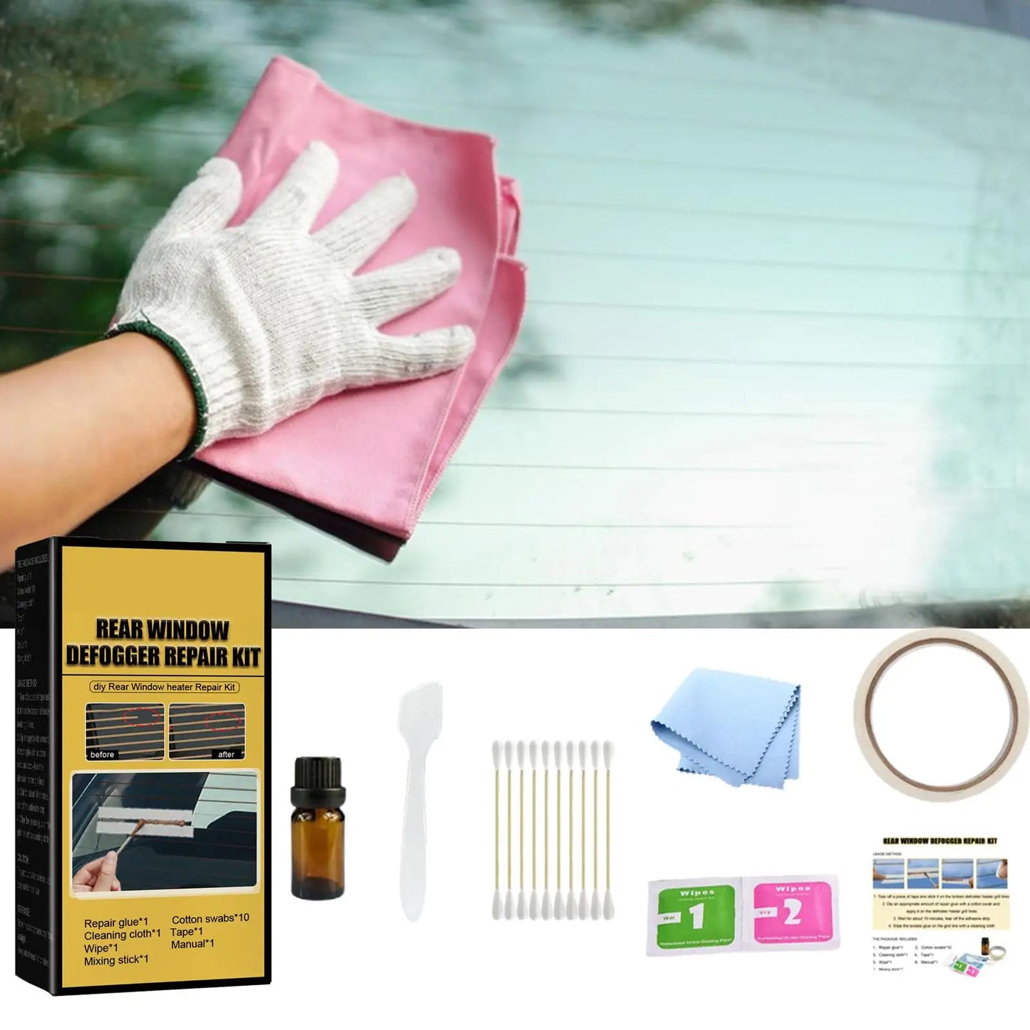 Rear Window Defroster Repair Kit – Conductive Paint Fix