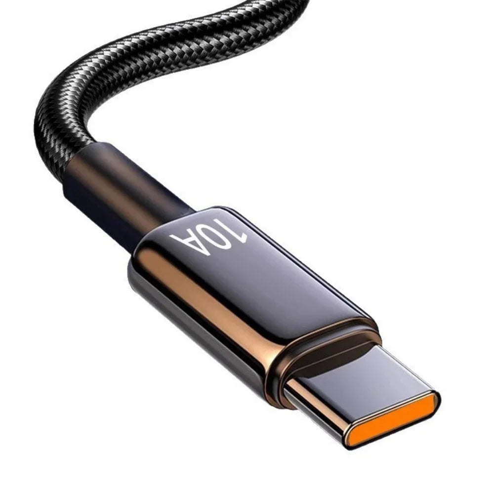 240W USB-A to USB-C Fast Charging Cable | 6A Braided 1–3M