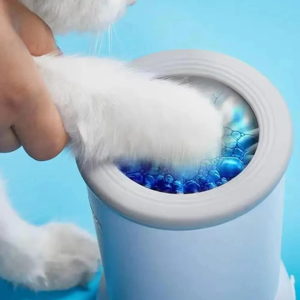 Electric Dog Paw Cleaner Fully Automatic Smart Low Noise Quick Clean USB Pet Foot Washing Cup Peaceful Pleasures Health and Wellness