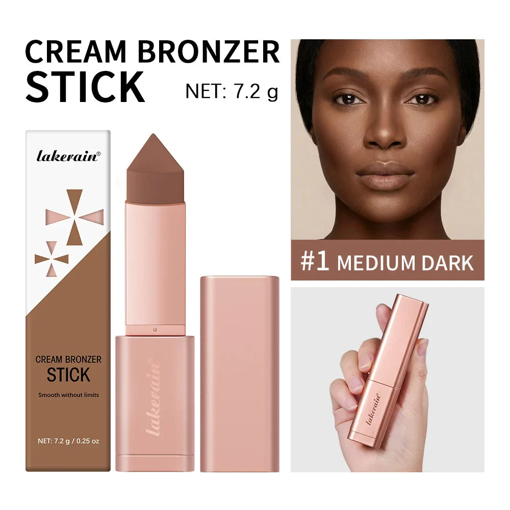 3D Bronzer & Contour Stick – 2-in-1 Creamy Bronze | 5 Shades