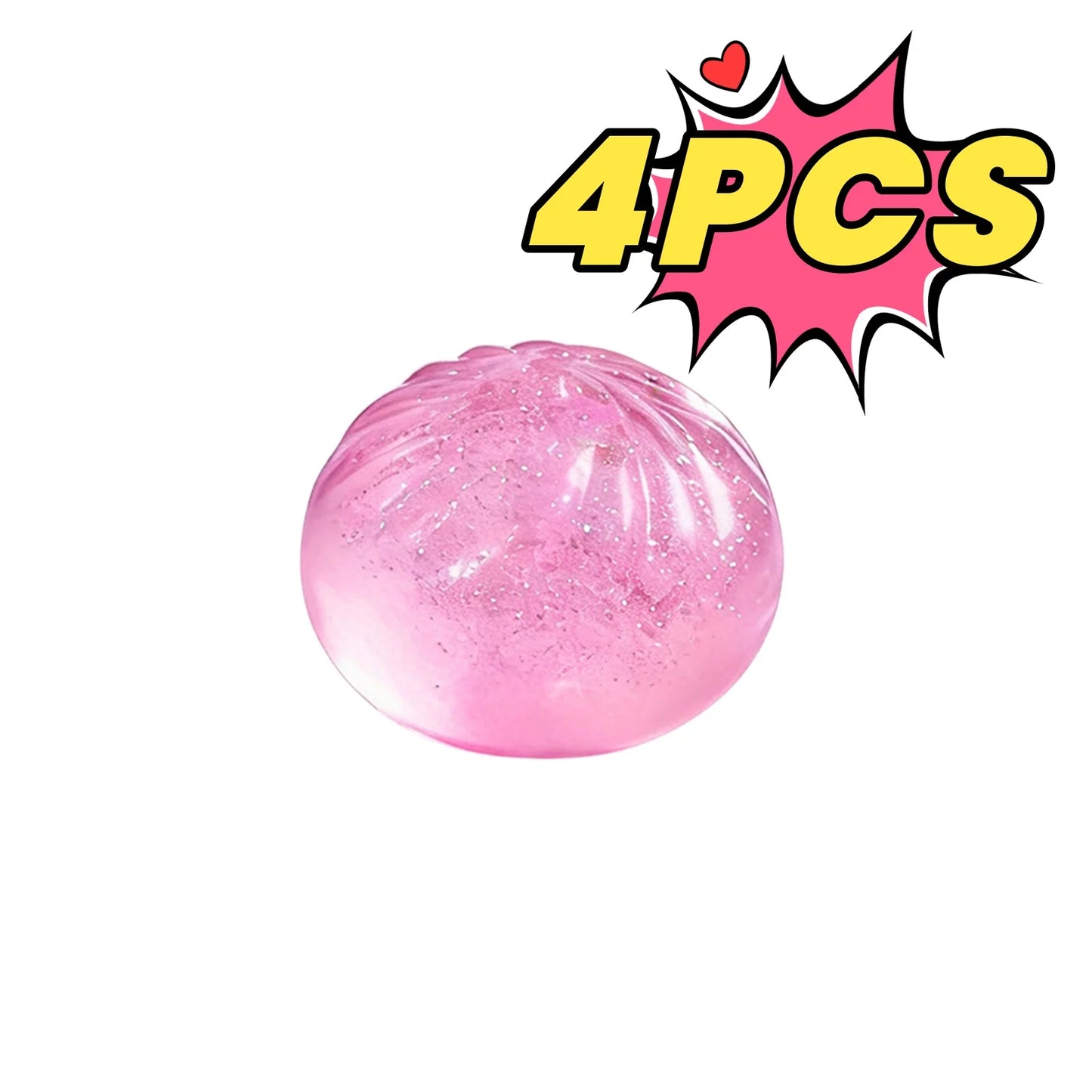 Bread Shaped Squeeze Stress Ball – 4 Colors | Kids & Adults