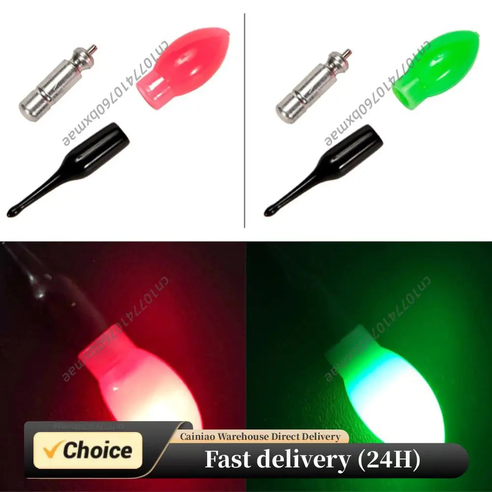 LED Fishing Bobbers 2pcs 3D Gravity Sensing Fishing Glow Sticks Ultra Light Adjustable Sensitivity Accessories Outdoor Supplies Peaceful Pleasures Health and Wellness
