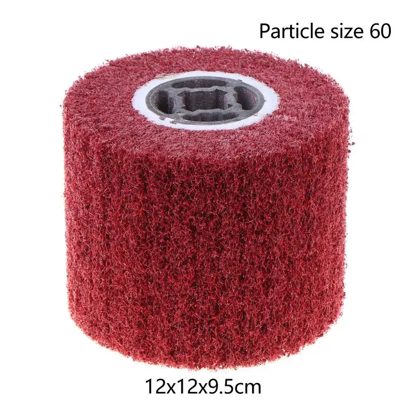120mm Drum Polishing Wheel | Wire Drawing Abrasive Brush