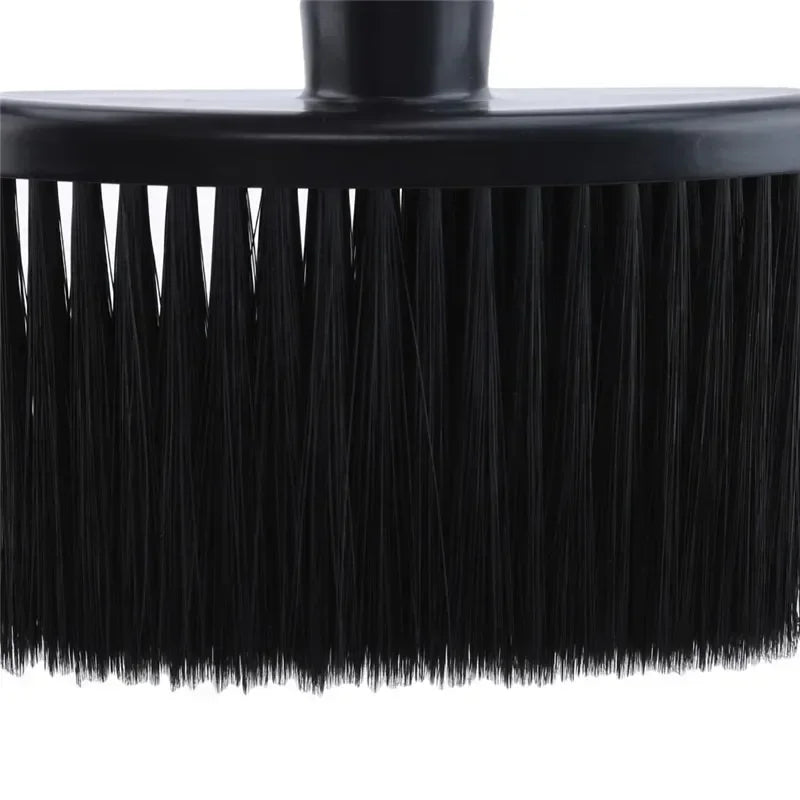 Men Beard Brush Black Handle Soft Nylon Bristles Neck Face Duster Barber Hair Clean Salon Styling Tool for Haircut Grooming Peaceful Pleasures Health and Wellness