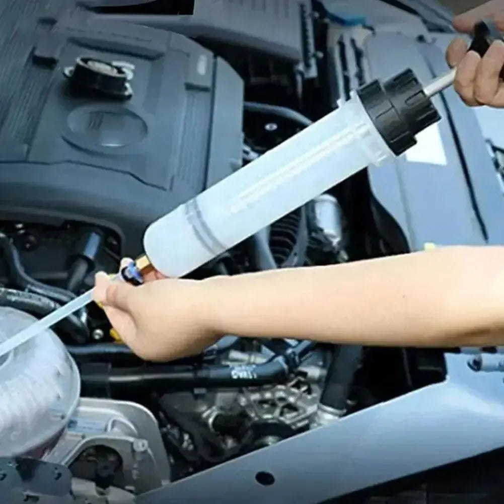 500cc Manual Oil Fluid Extractor Pump – Car Oil Change Syringe