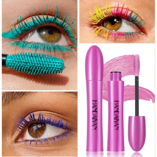 10-Color Waterproof Volumizing Mascara | Curling & Smudge-Proof Colored Mascara Peaceful Pleasures Health and Wellness