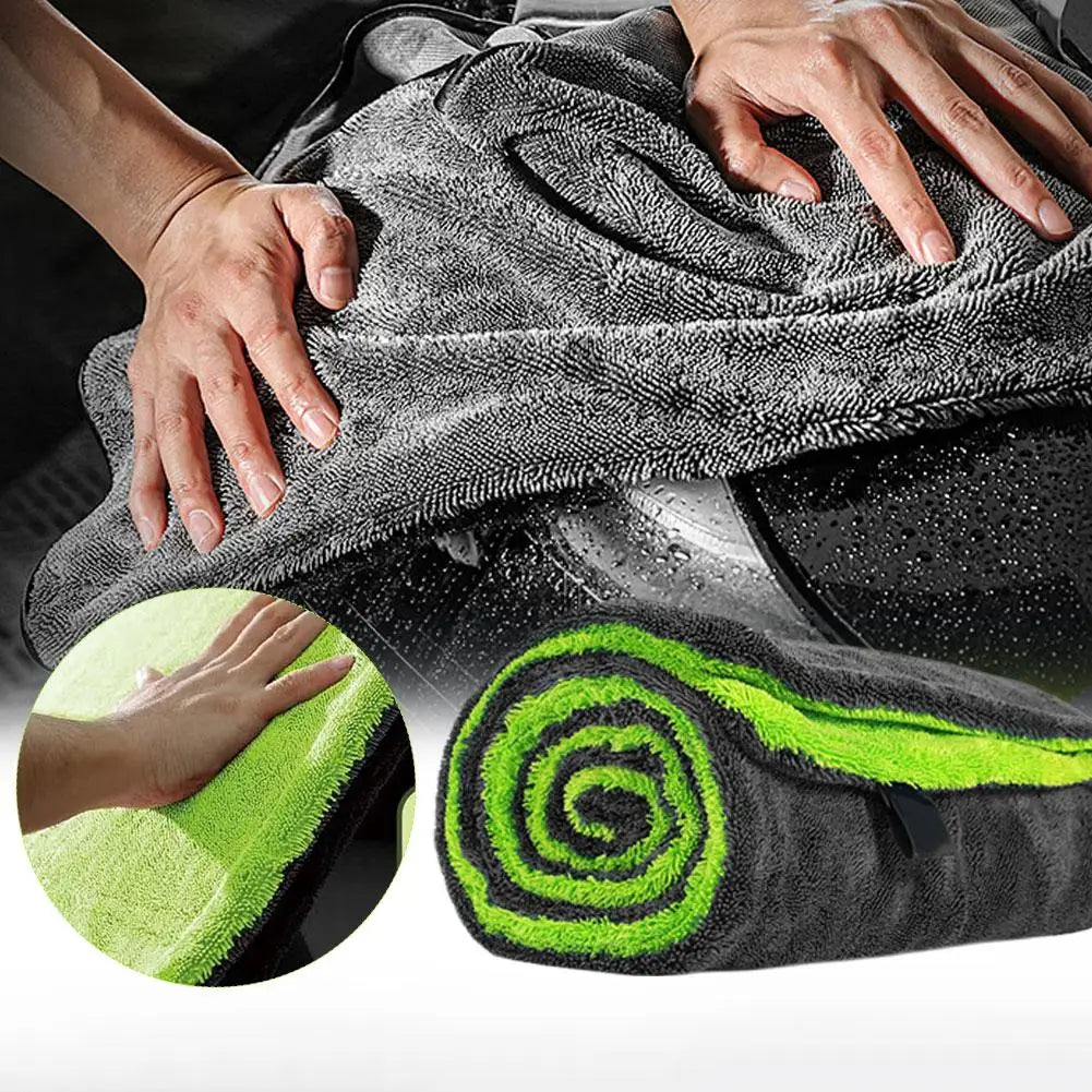 Double-Sided Microfiber Twist Car Wash Towel | Detailing Cloth