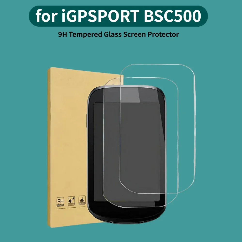 Premium 9H Hardness Tempered Glass Screen Protector for iGPSPORT BSC500 Cycling Computer, Anti-scratch Ultra HD Protective Film Peaceful Pleasures Health and Wellness