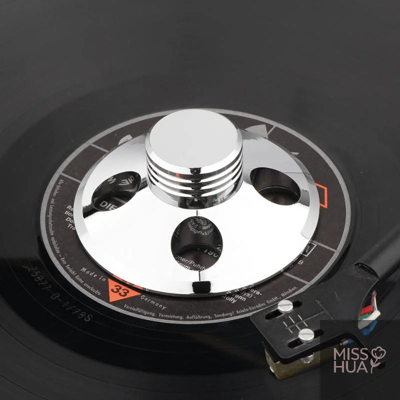 Vinyl Record Weight Stabilizer | Aluminum Turntable Clamp