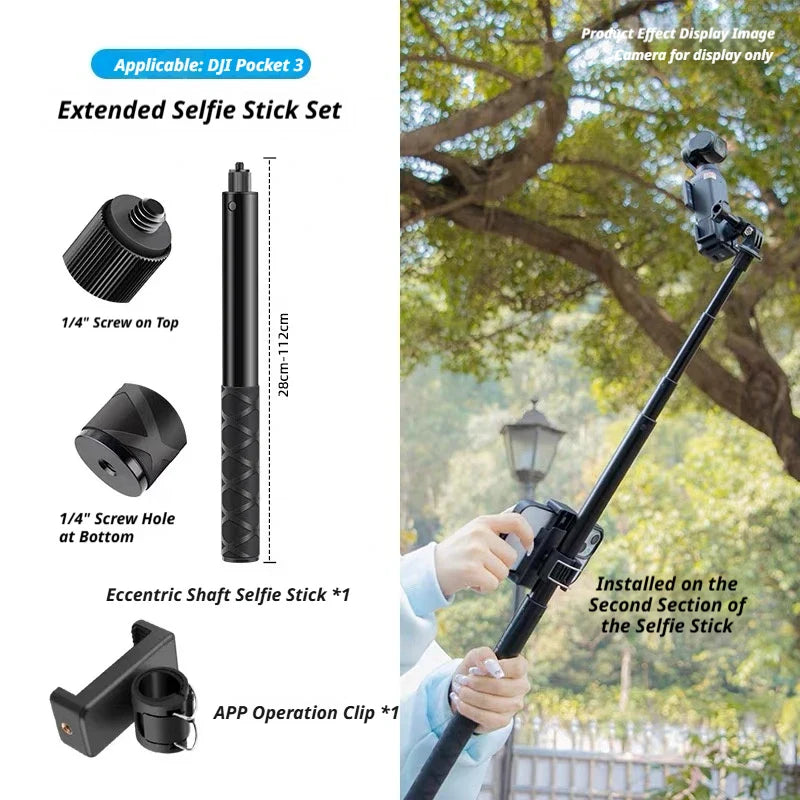 DJI Osmo Pocket 3 Accessories Kit – Case, Tripod & Mounts