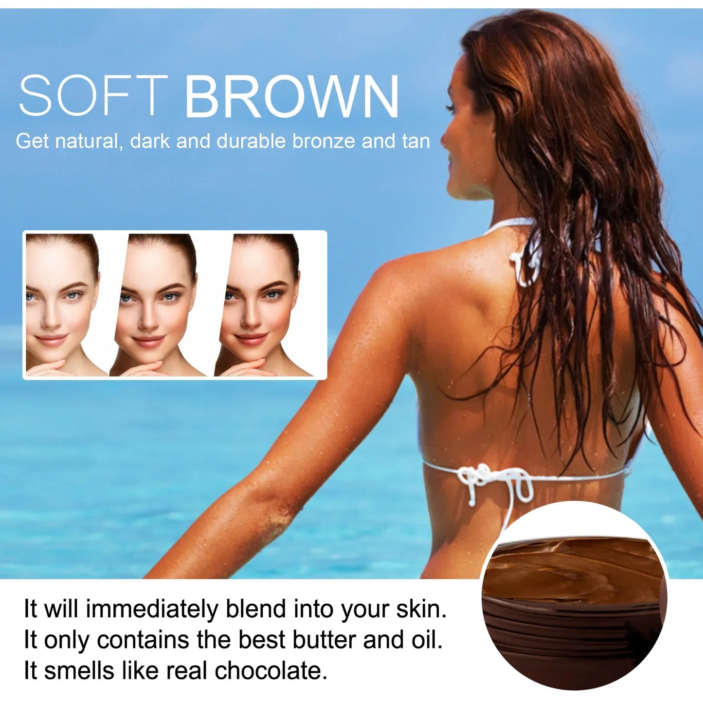 Self-Tanning Cream | UV Bronzer & Sunless Tan Body Lotion