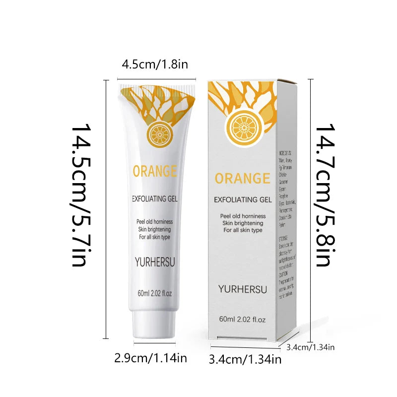 YURHERSU Exfoliating Gel Scrub – Brightening Face Cleanser 60ml