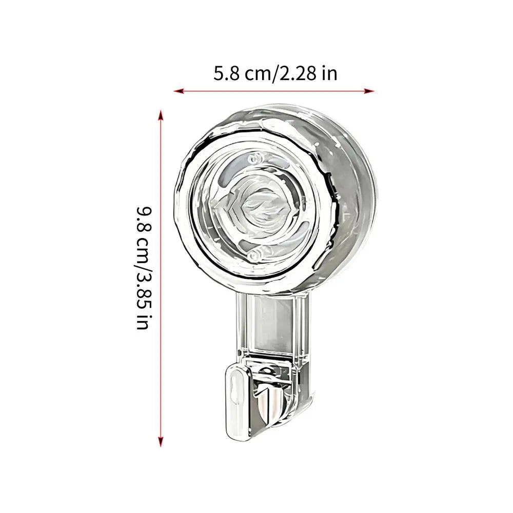 Heavy-Duty Suction Cup Shower Hook – Traceless & Reusable