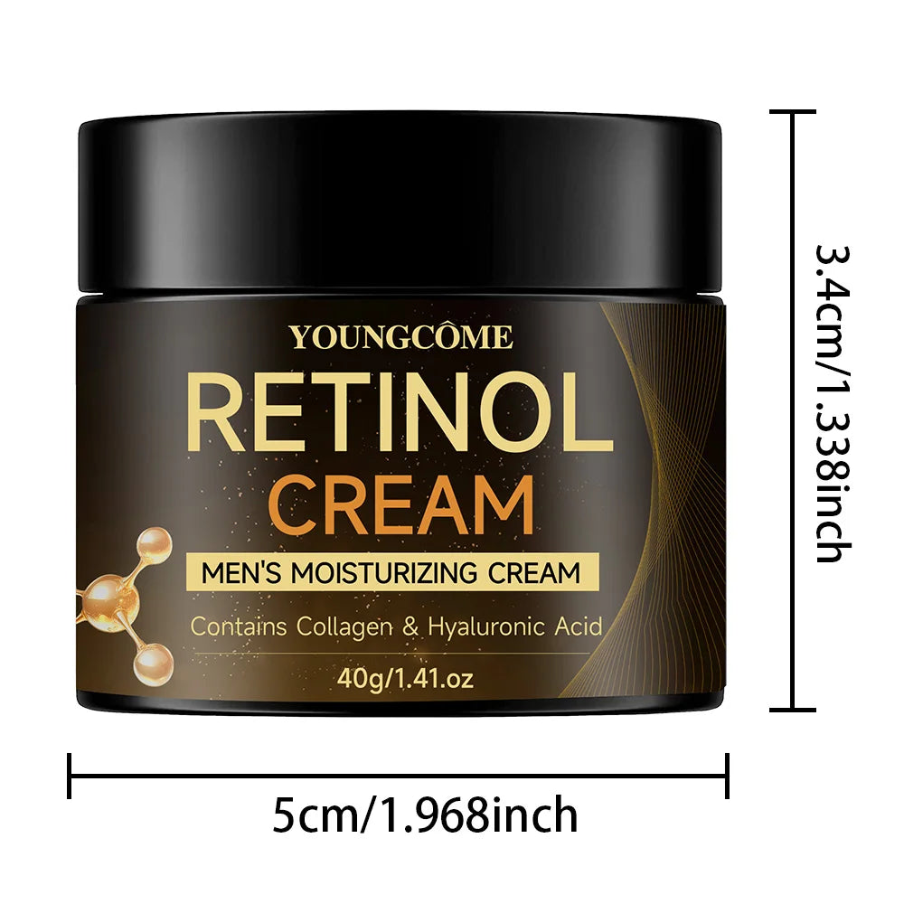 Men's Retinol Face Cream – Anti-Aging Moisturizer 40g/70g Men's Face Cream Peaceful Pleasures Health and Wellness 40G
