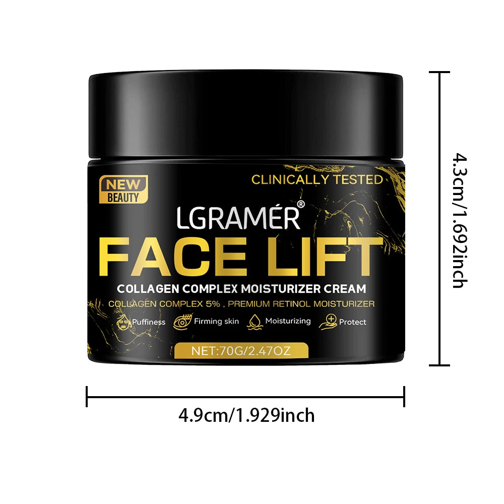 LGRAMER Hyaluronic Acid Collagen Face Cream | Firm & Hydrate