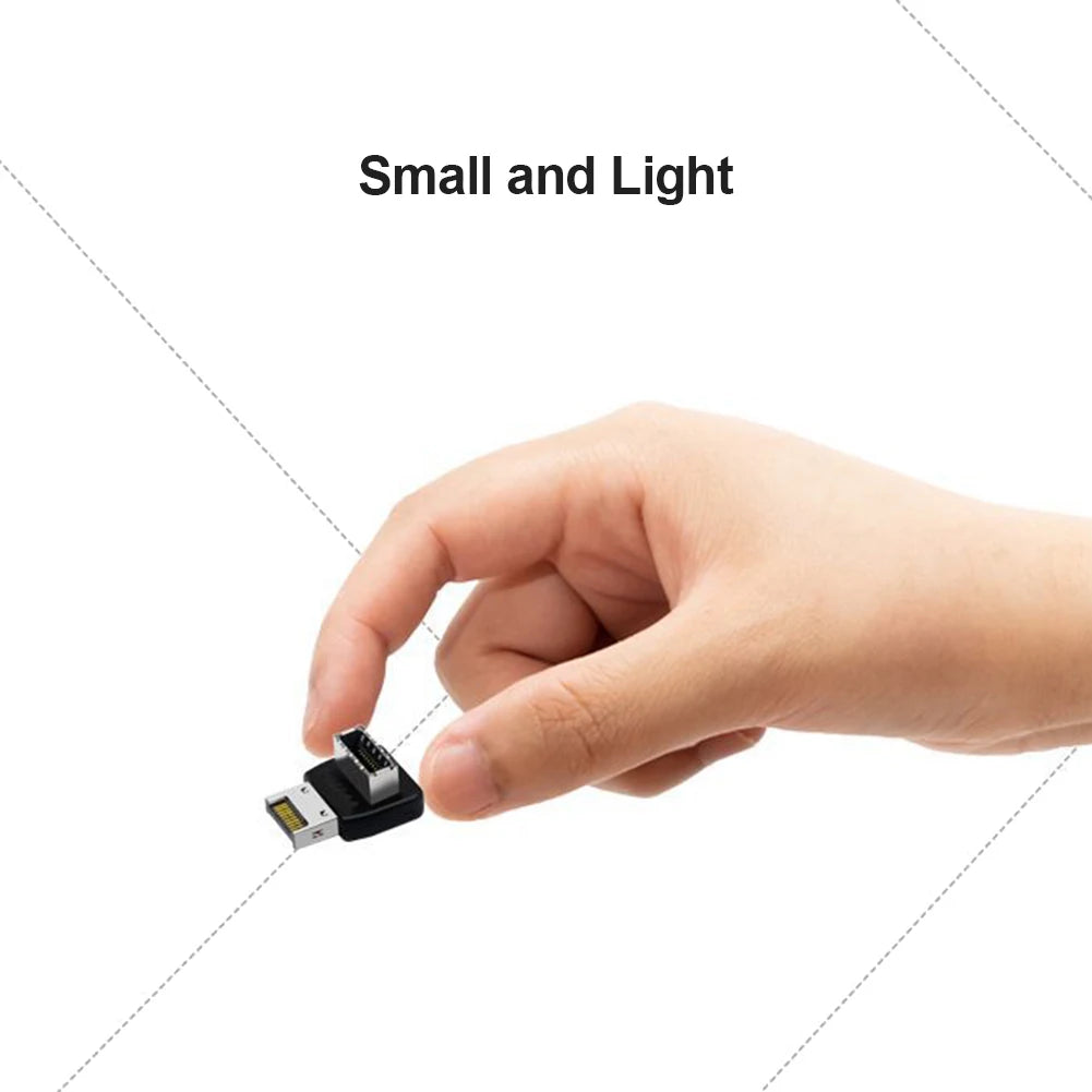 USB 3.1 Type-C 90° Internal Header Adapter – Type-E Converter