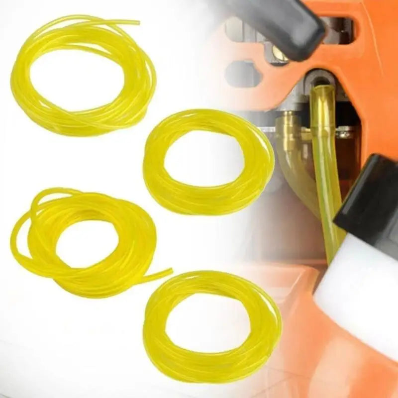 New 4PCS Petrol Fuel Gas Line Pipe Hoses Petrol Line For String Trimmer Chainsaw Saw Blower Grass Cutter Brushcutter Fitting Peaceful Pleasures Health and Wellness