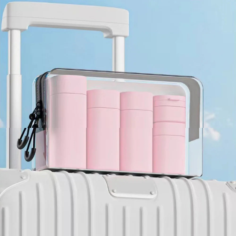 Silicone Travel Bottles Set – Refillable Squeezable Containers