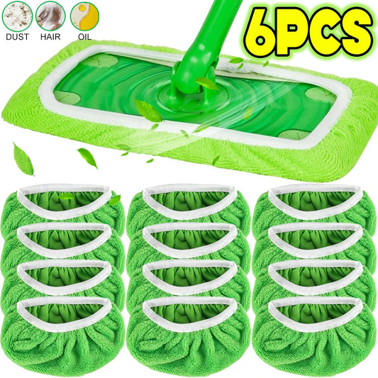 Reusable Microfiber Mop Pads – Wet & Dry Floor Cleaning Cloths Microfiber Mop Pad Peaceful Pleasures Health and Wellness