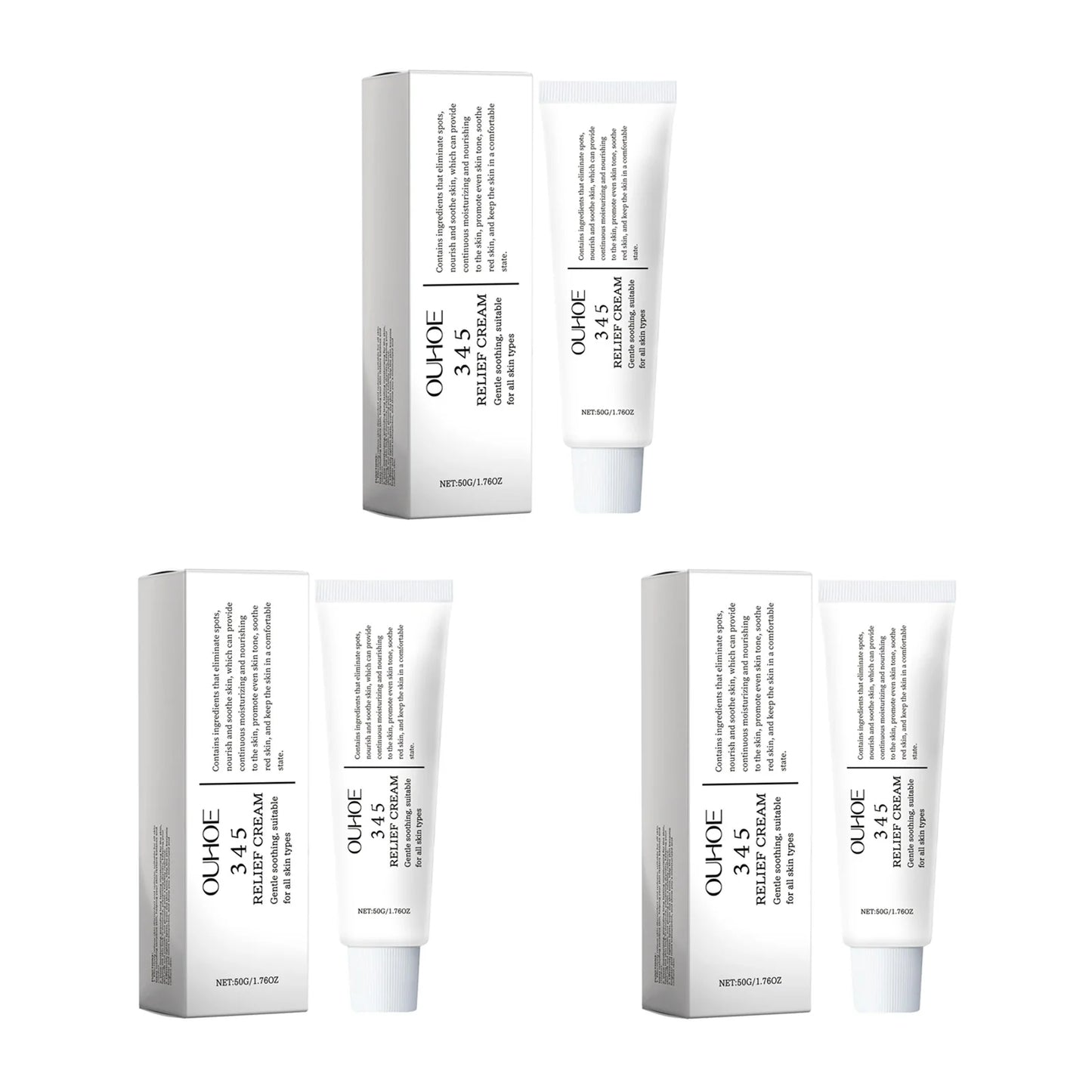345 Relief Cream – Hydrating & Brightening Face Moisturizer