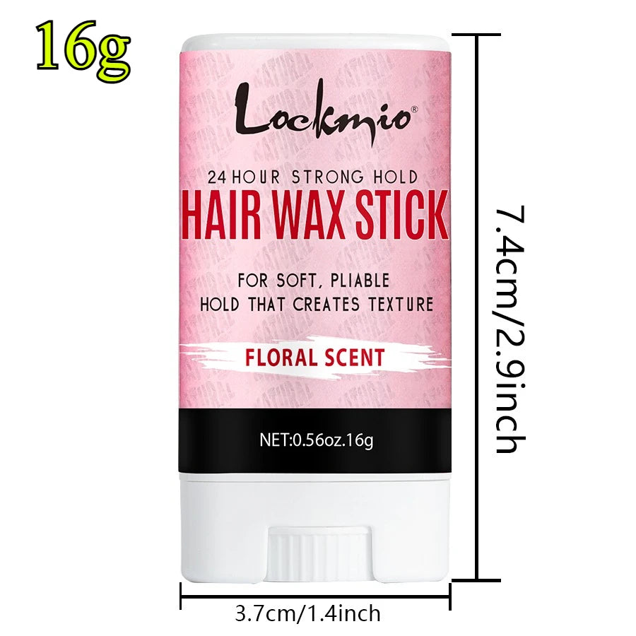 Professional Styling Wax for Women Anti-frizz Pomade Smoothing Broken Back Hair Mud Messy Hairs Control Wax Rod for Natural Wigs Peaceful Pleasures Health and Wellness 6BF064-16g