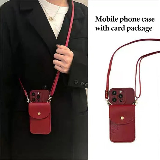 case for iphone 15 pro max with pocket wallet phone case case for iphone 17 pro max with card protective phone cases magnetic Peaceful Pleasures Health and Wellness Red iPhone 13 Pro Max