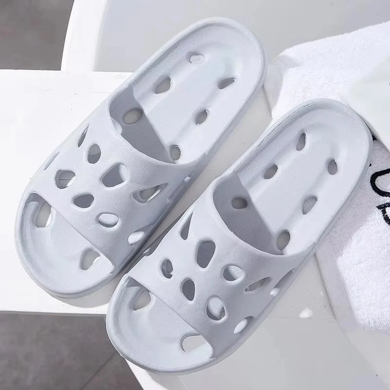 Women's Non-Slip Shower Slides | EVA Quick-Dry Bath Slippers
