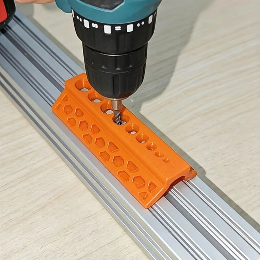 Ten Hole Drilling Guide Firmly Fixed PVC Pipe Non-slip Precise Drill Peaceful Pleasures Health and Wellness