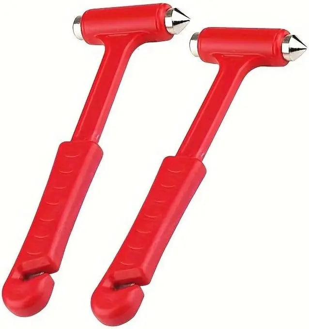 Emergency Car Safety Hammers Seat Belt Cutter Window Breaking Hammer Portable Car Emergent Rescue Escape Tools Peaceful Pleasures Health and Wellness 2pcs